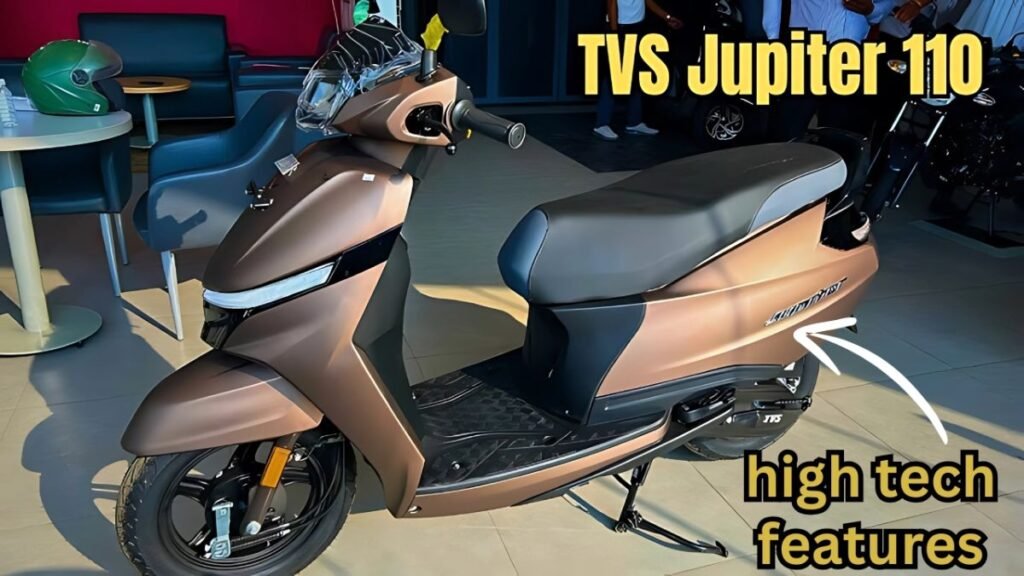 TVS Jupiter 110 is the best scooter for high tech features