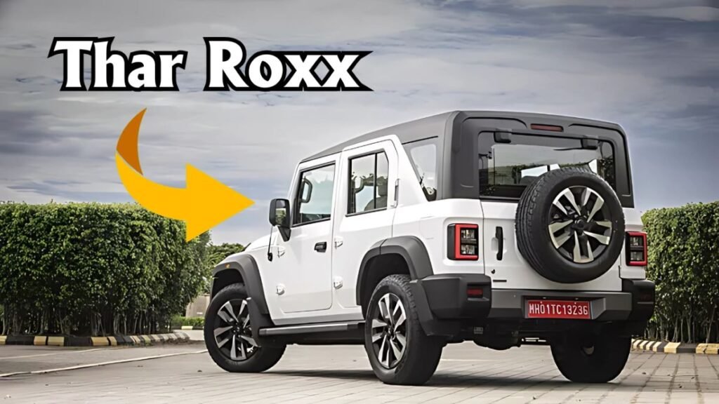 Thar Roxx launch with luxury interior features and 5 doors